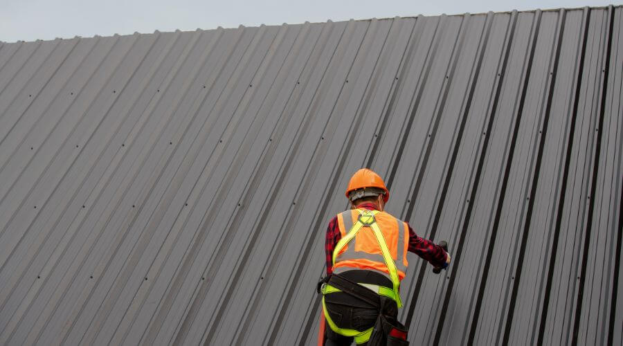 Professional metal roof installation services in Honor, MI